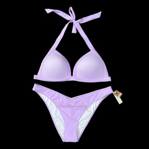 Victoria’s Secret Pink Swim Push Up Triangle Padded Bikini Top & Itsy bottom - Picture 2 of 3